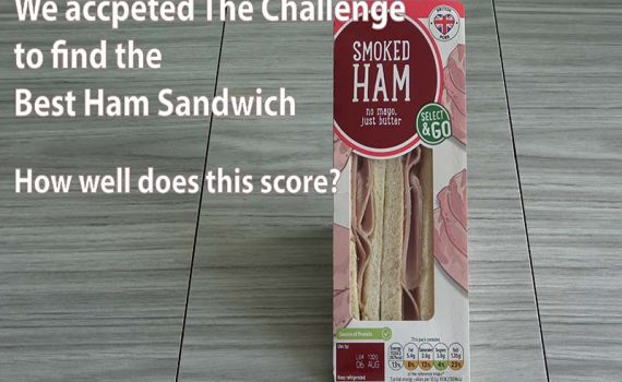Prepacked Lidl ham sandwich